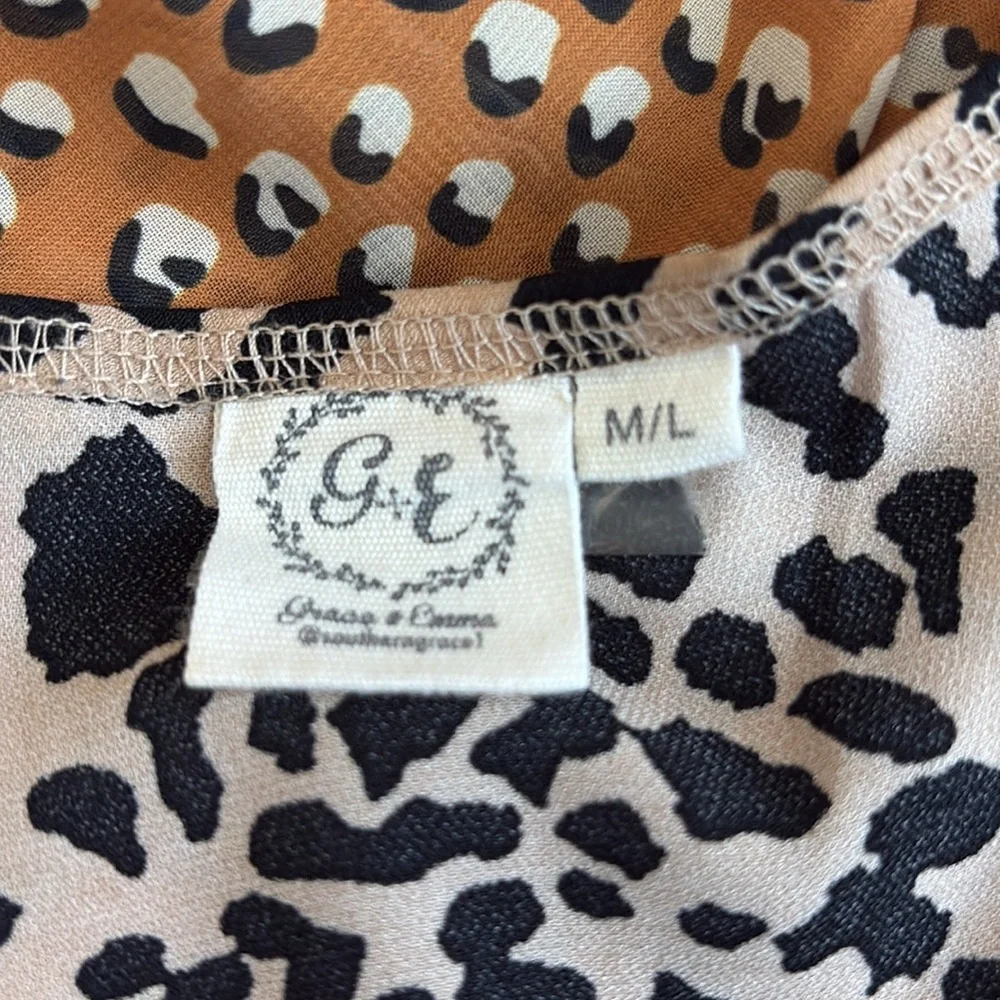 Grace + Emma Long Vest, Size M/L, Like New Condition, 100% Polyester - Picture 6 of 8